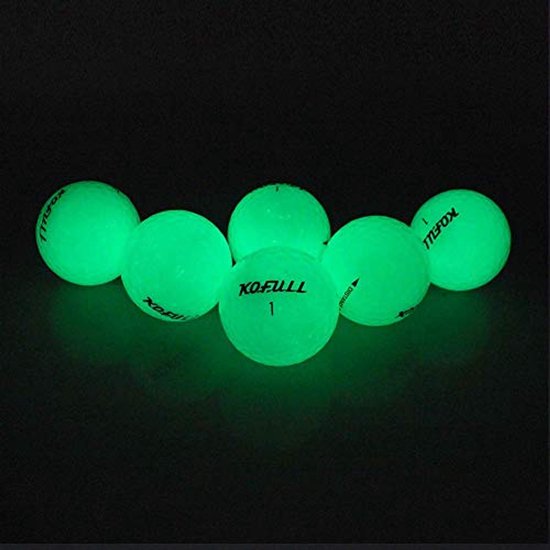 Fluorescerende Golfballen met Automatische Lichtabsorptie voor Nachtgolfen van Merkloos