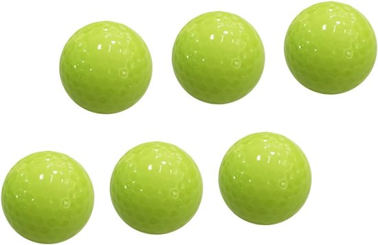 Fluorescerende Golfballen - Nacht Golfballen - Golfen in het Donker - Automatisch Lichtabsorberend - 4.27 cm - Groen