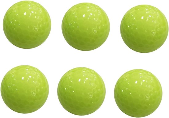 Fluorescerende Golfballen - Nacht Golfballen - Nachtelijke Oefening - Automatisch Lichtabsorberend - 4.27 cm - Groen
