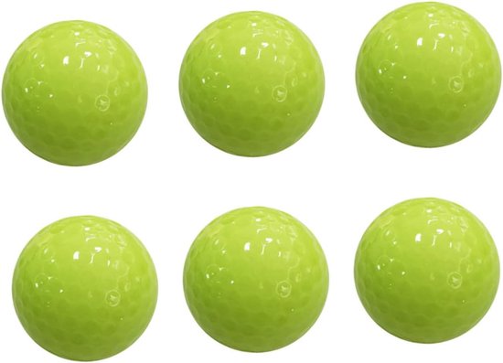 Fluorescerende Golfballen - Nacht Golfballen - Oefenen 's nachts - Automatisch lichtabsorberend - 4.27CM - Groen