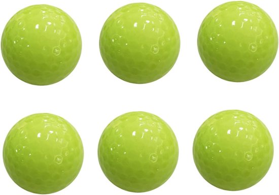 Fluorescerende Golfballen - Nachtballen Lichtgevend - Oefenen in Schemering - Automatische Lichtabsorptie - Standaard Formaat - Groen