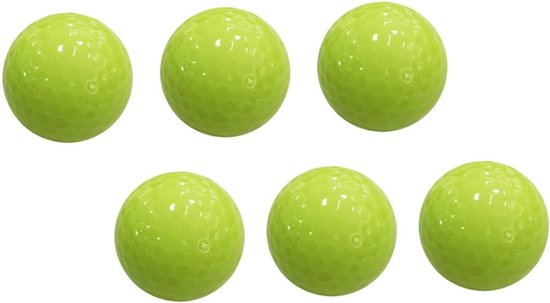 Fluorescerende Golfballen - Nachtgolf Ballen - Golf Oefenen - Lichtgevend Effect - Standaard Maat - Groen