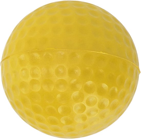 Foam Golf Oefenballen - Zachte Golfballen - Golftraining Binnen - Realistisch Gevoel - Bulk Pakket - Geel