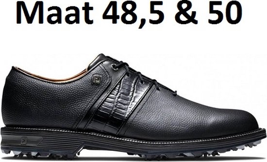 Footjoy DJ Premiere Black Packard 53924 Maat 50 van Footjoy