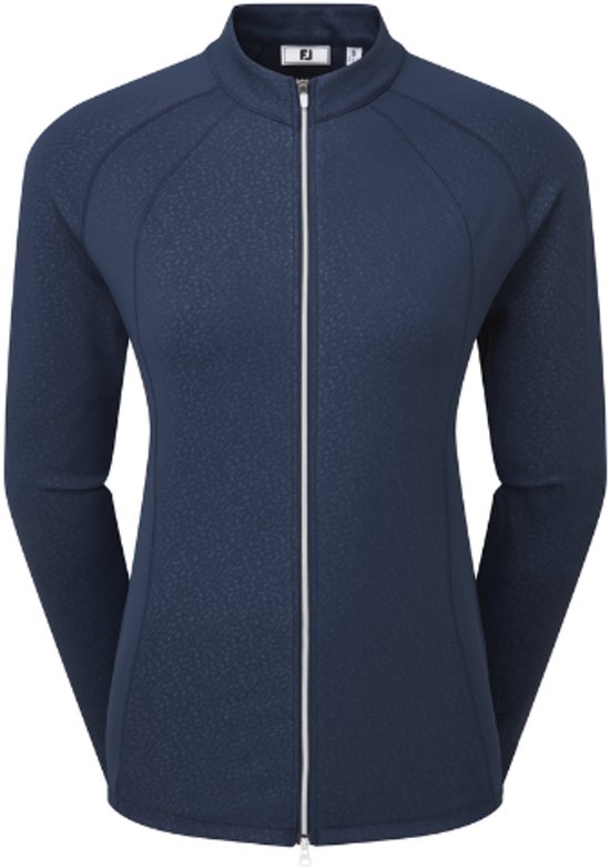 Footjoy Full Zipp Midlayer Dames Navy van Merkloos