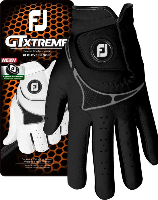 Footjoy GTXtreme handschoen Zwart - Heren L van Merkloos