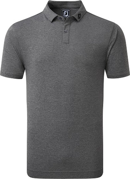 Footjoy Heather Self Colar Poloshirt 80136 Grijs van Footjoy