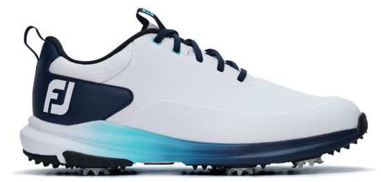 Footjoy Heren Golfschoenen Tour Rival Wit Navy Blauw van Merkloos