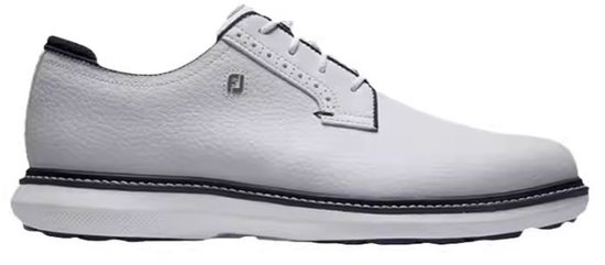 Footjoy Heren Golfschoenen Traditions Wit Navy van Footjoy