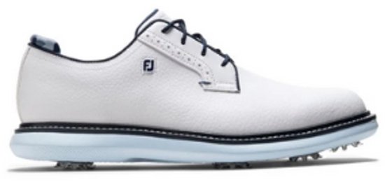 Footjoy Heren Golfschoenen Traditions Wit Sky Blue van Footjoy