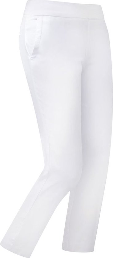 Footjoy Performance Twill Cropped Dames Golfbroek Wit 2022 van Footjoy