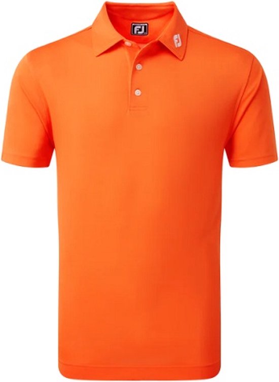 Footjoy Pique Poloshirt 80131 Oranje van Footjoy