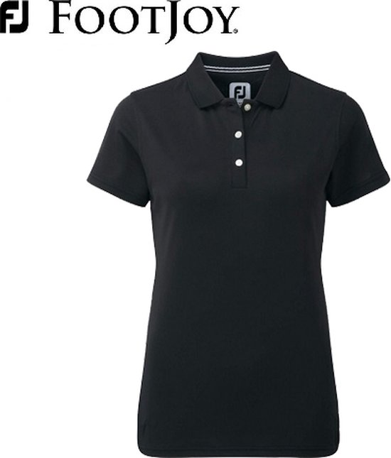 Footjoy Pique Poloshirt 94321 Dames Zwart van Footjoy