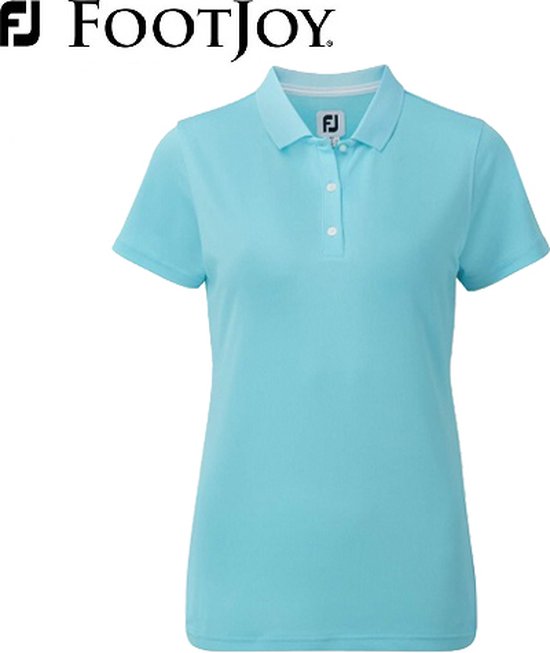 Footjoy Pique Poloshirt 94325 Dames Aqua van Footjoy