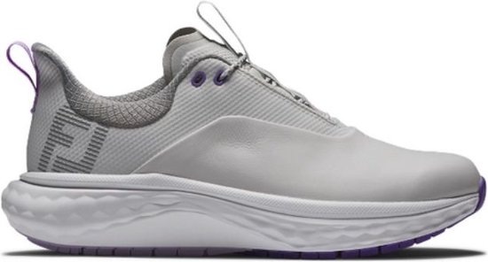 Footjoy Quantum Dames Golfschoenen Grijs Wit Paars van Footjoy