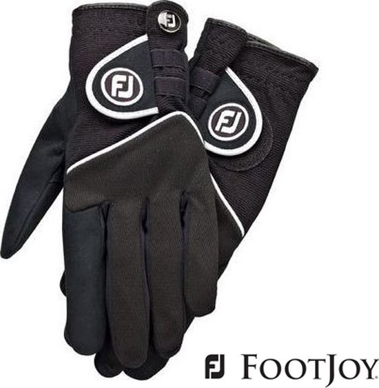 Footjoy - Raingrip- Golfhandschoenenset voor dames - Zwart - Maat Large van Footjoy