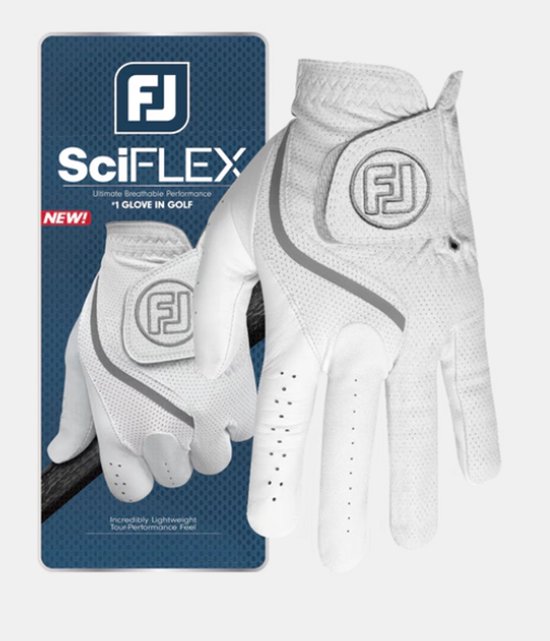 Footjoy SciFlex handschoen Wit (rechtshandige speler) 2025 van Merkloos