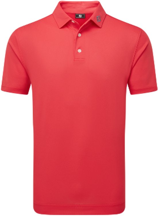 Footjoy Stretch Pique Heren Polo Shirt Hibiscus van Merkloos