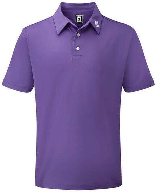 Footjoy Stretch Pique Polo Shirt Lila Maat S van Footjoy