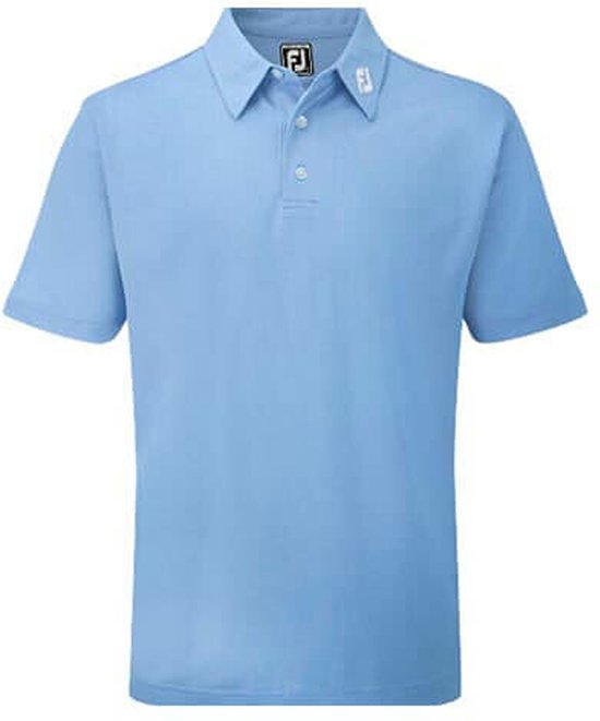 Footjoy Stretch Pique Poloshirt Lichtblauw van Footjoy