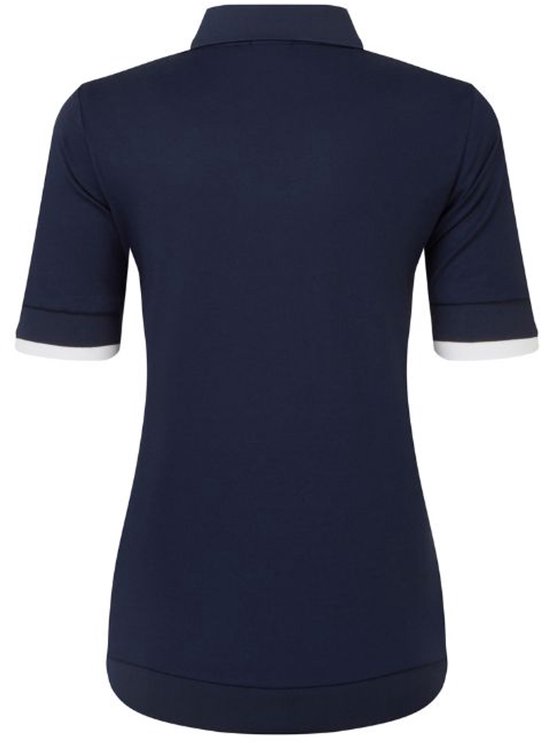 Footjoy Texture Knit Dames Polo Shirt Navy
