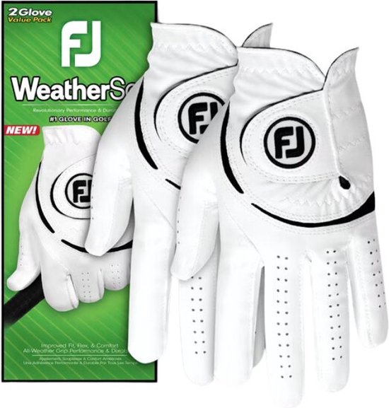 Footjoy Weathersof Golfhandschoen dames 2 Pack 2024 Maat M van Footjoy