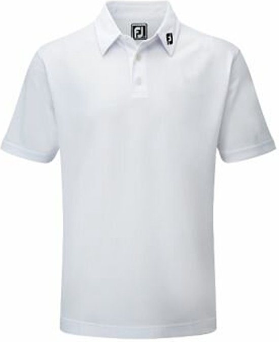 FootjoyPique Polo shirt - Wit Maat 4XL van Footjoy