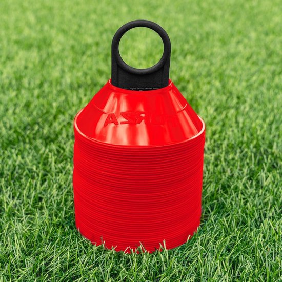FORZA Mini Training Marker Cones | Duurzame Multifunctionele Mini Space Cones Ideaal voor alle sporten - Pack van 50 of 1000 [Inclusief draagstandaard]