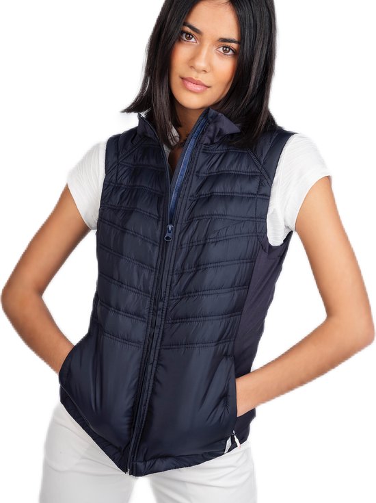 Func Factory dames Hybride Bodywarmer Shelly donkerblauw maat 48 van Func Factory
