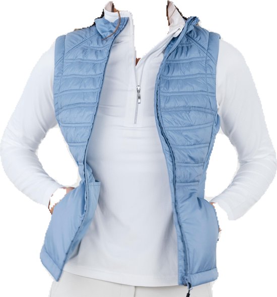 Func Factory dames Hybride Bodywarmer Shelly faded blue 44 van Func Factory