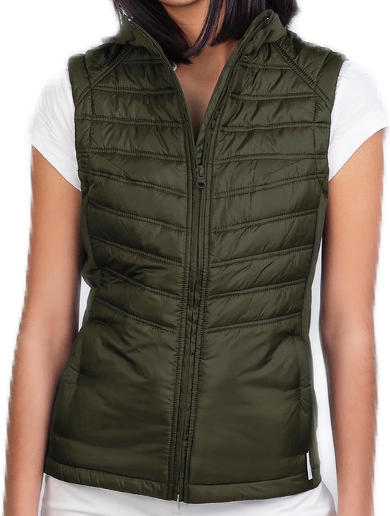 Func Factory dames Hybride Bodywarmer Shelly pine maat 46 van Func Factory