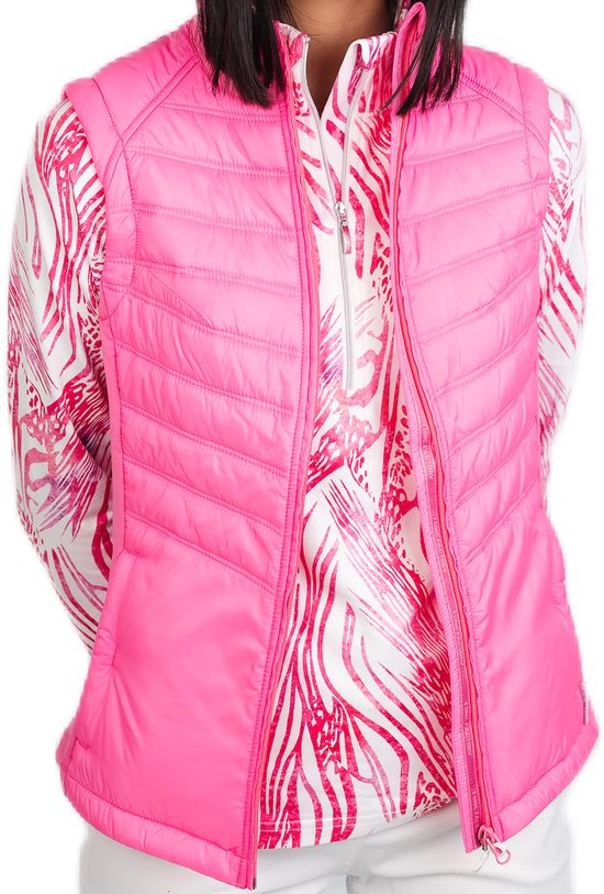 Func Factory dames Hybride Bodywarmer Shelly roze maat 40 van Merkloos