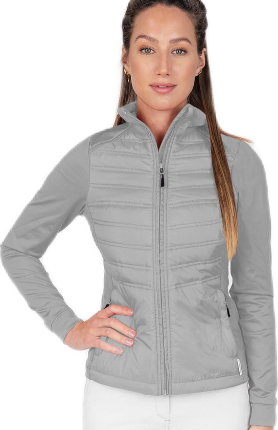 Func Factory dames Hybride Jasje Ease zilvergrijs maat 36 van Func Factory