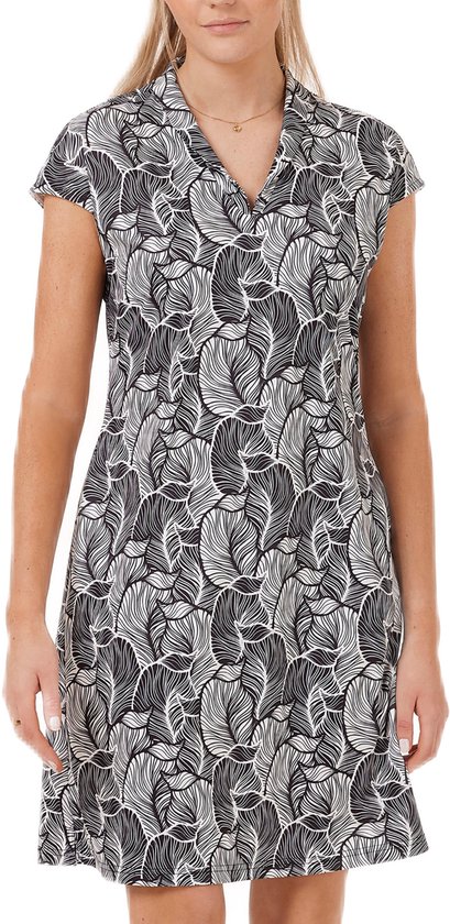Func Factory dames Jurkje Sandy black print maat 36 van Func Factory