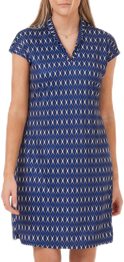 Func Factory dames Jurkje Sandy blue print maat 40 van Func Factory