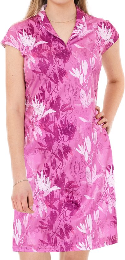 Func Factory dames Jurkje Sandy flower pink maat 44 van Func Factory