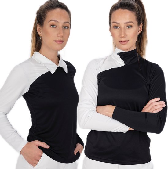 Func Factory dames Longsleeve Polo Leja maat 38 van Func Factory