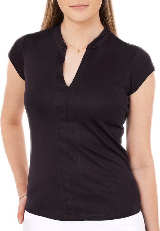 Func Factory dames polo Ace zwart maat 46 van Func Factory