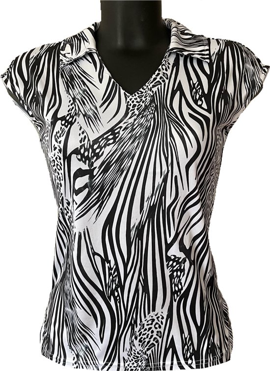 Func Factory dames Polo Izze zwart zeb maat 36 van Func Factory