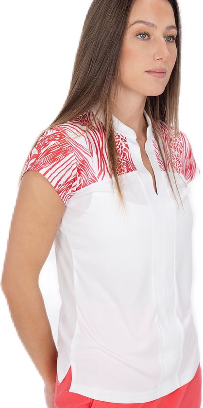Func Factory dames Polo Lynn coral zeb maat 44 van Func Factory