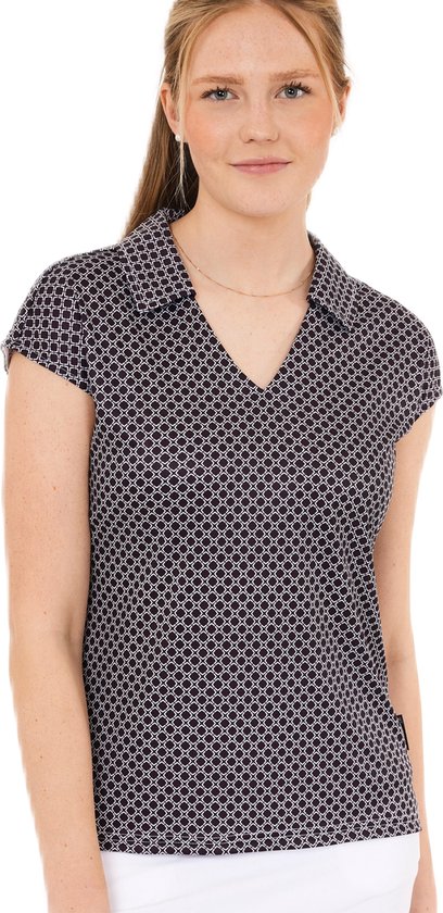 Func Factory dames Polo Zara black print maat 36 van Func Factory