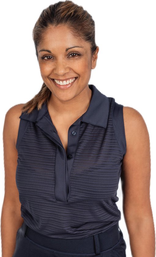 Func Factory dames Poloshirt Chloe donkerblauw maat 38 van Func Factory