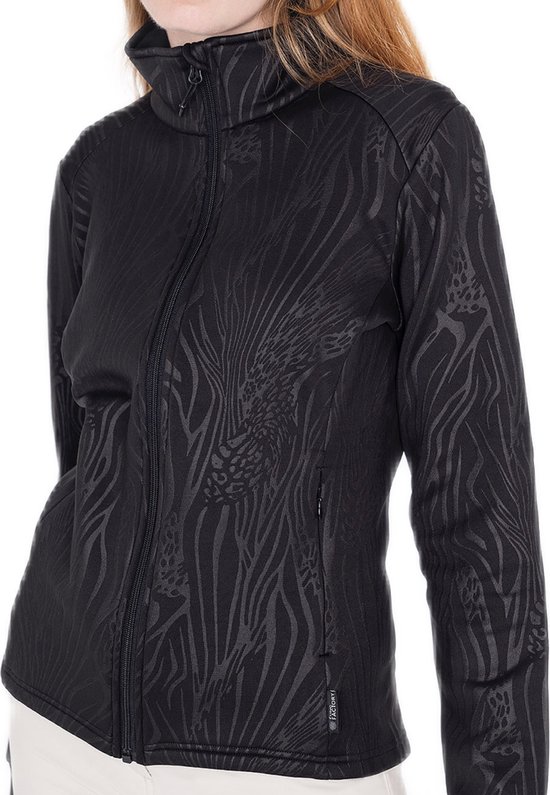 Func Factory dames Technische Fleece Jasje Jade zwart maat 40 van Func Factory