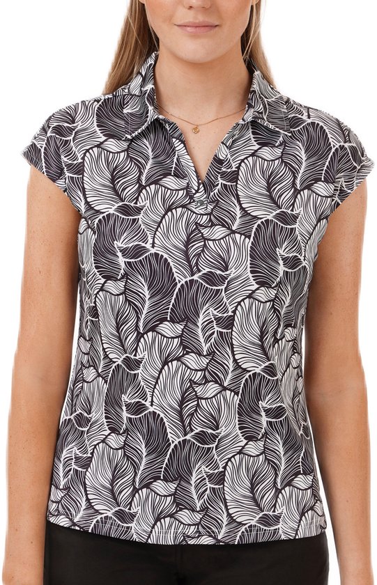 Func Factory dames Top Alice black print maat 44 van Func Factory