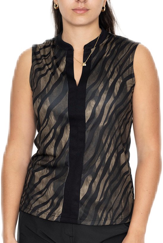 Func Factory dames Top Zoe black wood maat 42