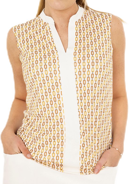 Func Factory dames Top Zoe gold print maat 38
