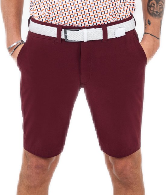 Func Factory mannen Korte Broek Connor bordeaux rood maat 34 van Func Factory