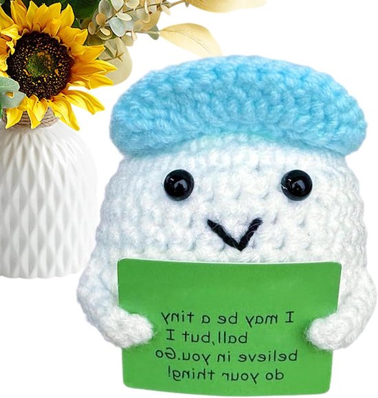 Gehaakt speelgoed - Pluche souvenir - Decoratie huis - Handgemaakt ontwerp - 6 cm - Uniek