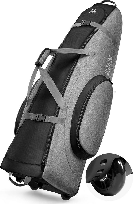 Gevoerde Golfreistas met Versterkte Wielen - 900D Heavy Duty Oxford, Slijtvaste en Waterdichte Golfreiskoffer van CaddyDaddy