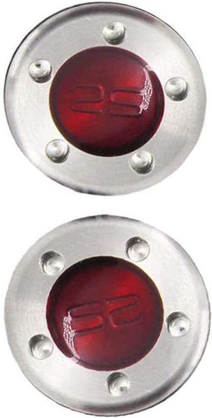 Gewogen golfputterschroeven - Putterclubs - 25g - Set van 2 - Zilverkleurig - Golfaccessoires - Geschikt voor putters - Golfschroeven van Merkloos